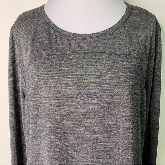 Lululemon Women's Crewneck Long Sleeve Gray T Shirt Size 8 - Picture 5 of 10